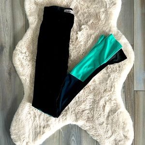 Frankie B velvet pants side pocket slit at the bottom of the inside of the pants